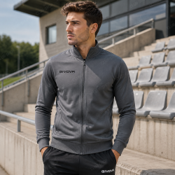 Sweat zippé Givova Città New | CLUB-SHOP.fr