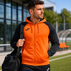 Veste Joma Academy IV Homme Garçon Capuche Et Polaire | CLUB-SHOP.fr