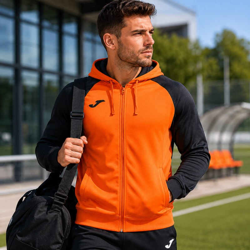 Veste Joma Academy IV Homme Garçon Capuche Et Polaire | CLUB-SHOP.fr
