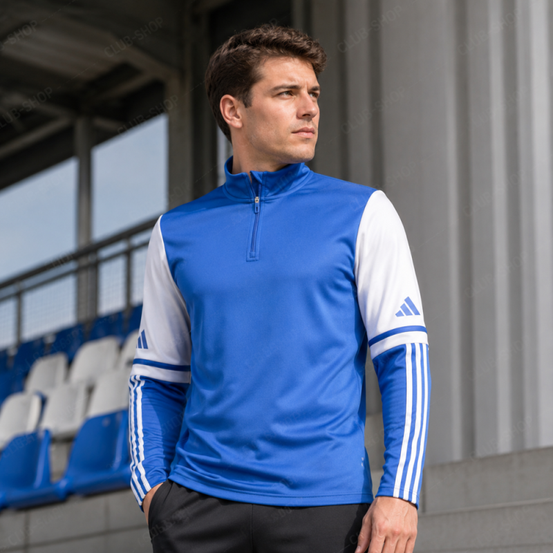 Sweat 1/4 Zip adidas Squadra 25 Manches Longues | CLUB-SHOP.fr
