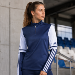 Sweat 1/4 Zip Femme ADIDAS Squadra 25 | CLUB-SHOP.fr