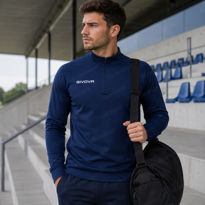 Sweat 1/2 Zip Givova Maglia Polaire 500 | CLUB-SHOP.fr