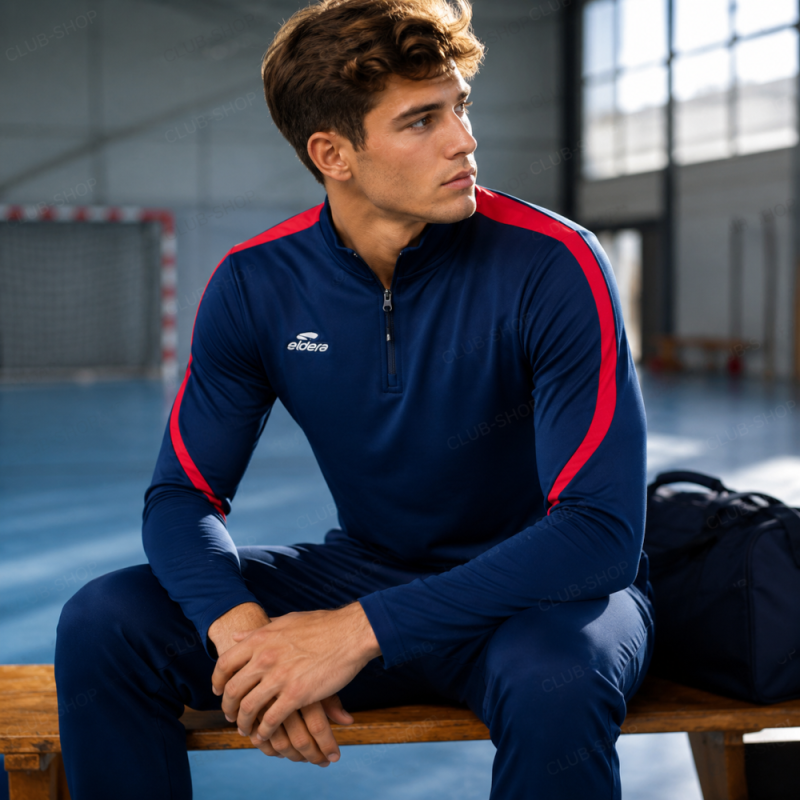 Sweat 1/2 zip Eldera COMPO sport club | CLUB-SHOP.fr