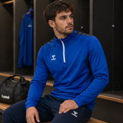 Sweat hummel AUTHENTIC half zip training | CLUB-SHOP.fr