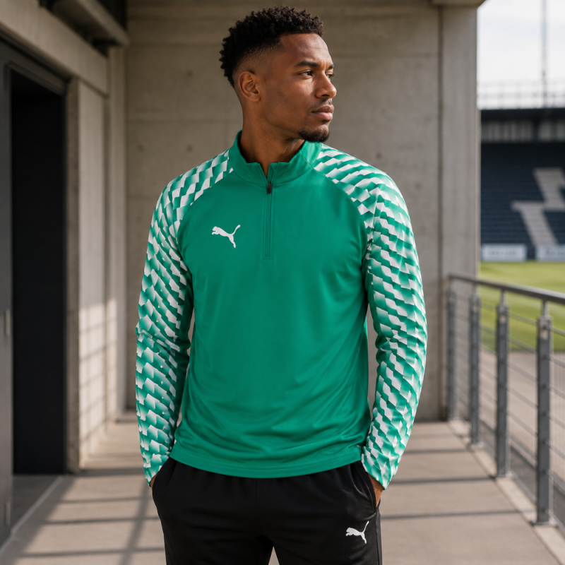 Sweat Femme PUMA teamLIGA26 1/4 Zip | CLUB-SHOP.fr