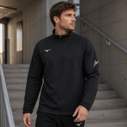Sweat Training Mizuno BIG RB Demi-Zip | CLUB-SHOP.fr