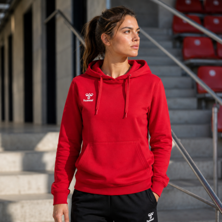 Hoodie femme hummel GO 2.0 coton bio | CLUB-SHOP.fr