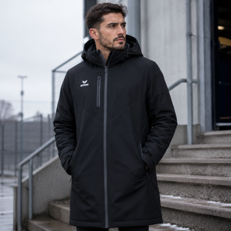 Veste Erima CMPT Stadium Homme - Protection et Confort | Club-Shop.fr