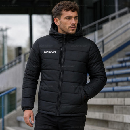 Doudoune Givova Prime à capuche | CLUB-SHOP.fr