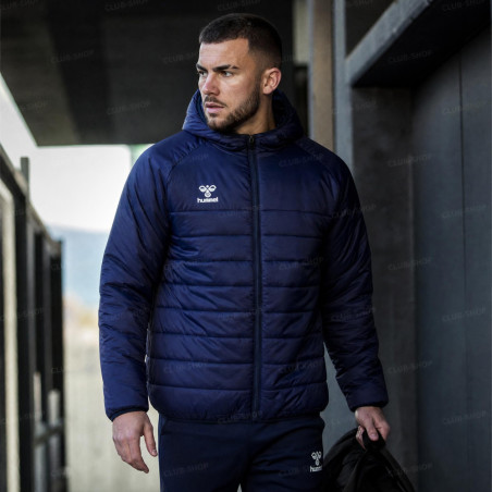 Veste hummel GO QUILTED HOOD chaude clubs | CLUB-SHOP.fr