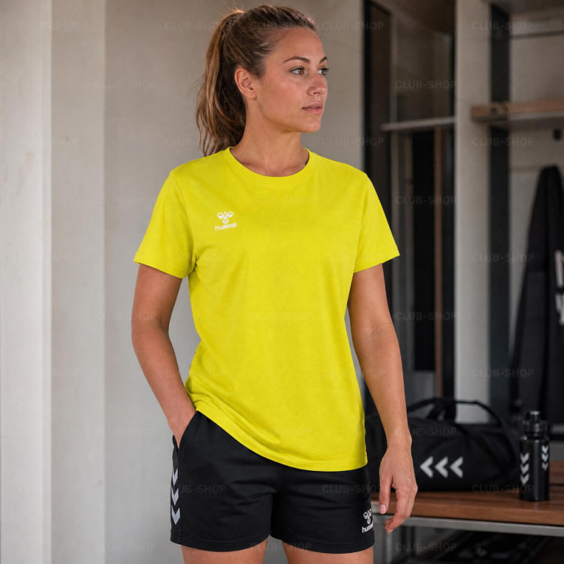 T-shirt femme hummel hmlGO 2.0 coton bio brodé