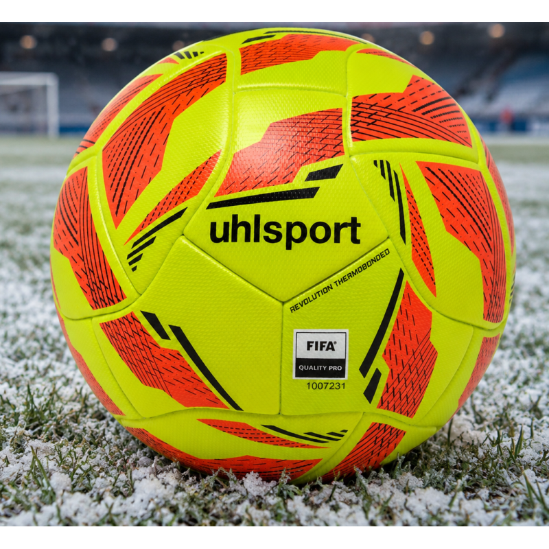 Ballon de Football REVOLUTION Thermobonded Uhlsport pour hiver et terrain enneigé