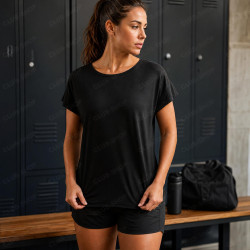 Tee-shirt fitness Scoop Neck Tombo – Confort et élégance sportive
