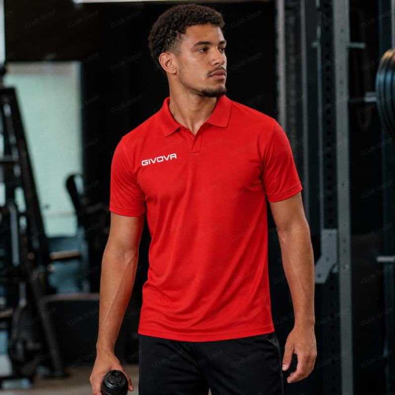 Polo Givova Pocket respirant micromesh | CLUB-SHOP.fr
