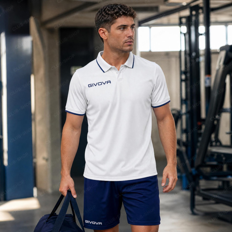 Kit Street Givova polo et bermuda | CLUB-SHOP.fr