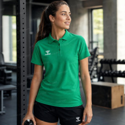 Polo femme hummel GO 2.0 coton bio | CLUB-SHOP.fr