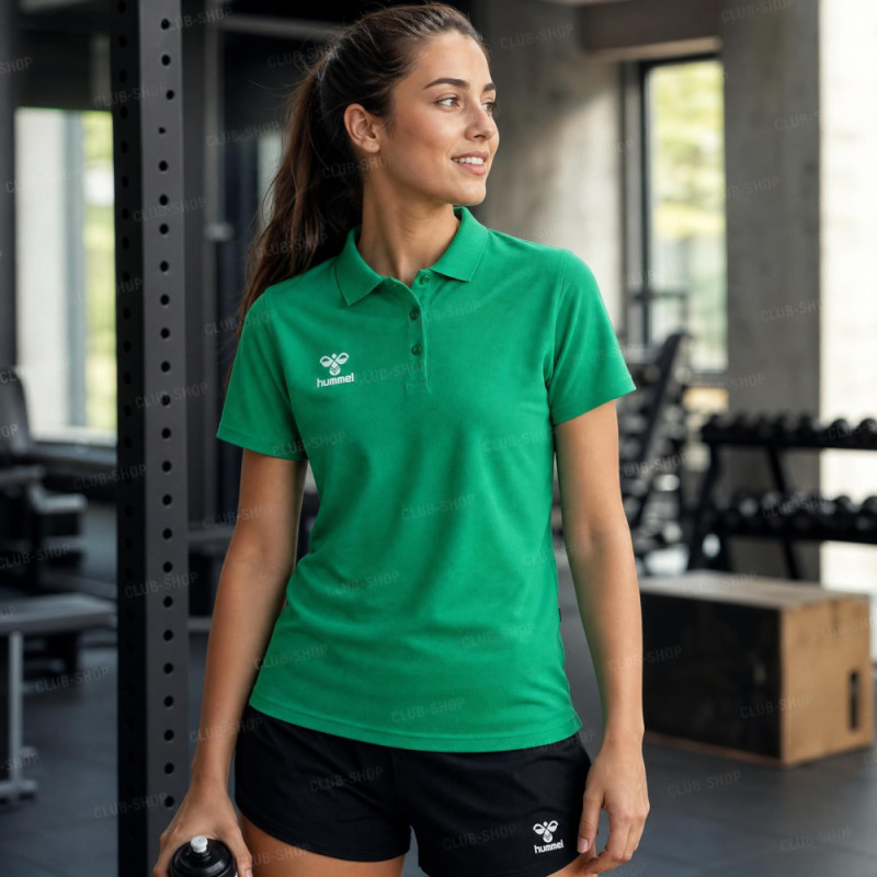 Polo femme hummel GO 2.0 coton bio | CLUB-SHOP.fr