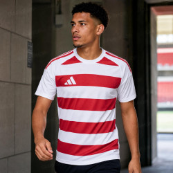 Maillot Adidas Hooped 26 rayé football | CLUB-SHOP.fr