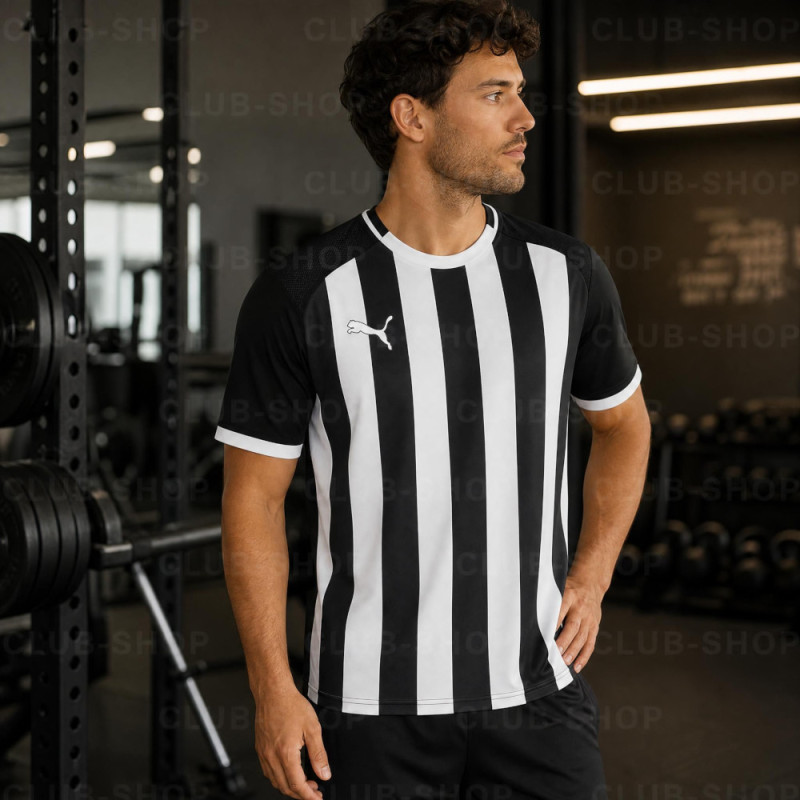 Maillot PUMA teamLIGA26 Striped Jersey | CLUB-SHOP.fr