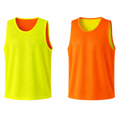 Chasuble réversible taille XXL pour entraînement | CLUB-SHOP