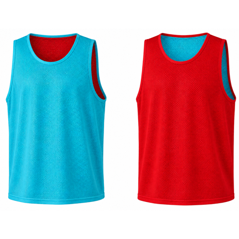 Chasuble réversible taille XXL pour entraînement | CLUB-SHOP