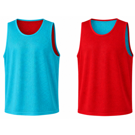 Chasuble réversible taille XXL pour entraînement | CLUB-SHOP