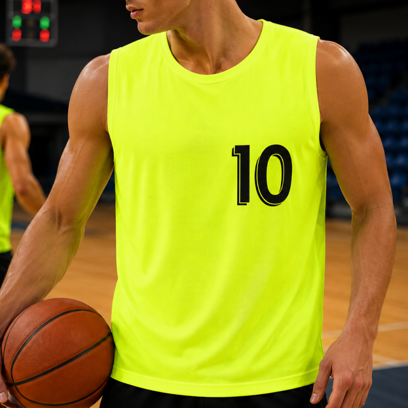 Lot de Chasubles Numérotées de Sport – Repérage Joueurs | CLUB-SHOP.fr