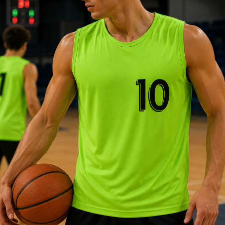 Lot de Chasubles Numérotées de Sport – Repérage Joueurs | CLUB-SHOP.fr