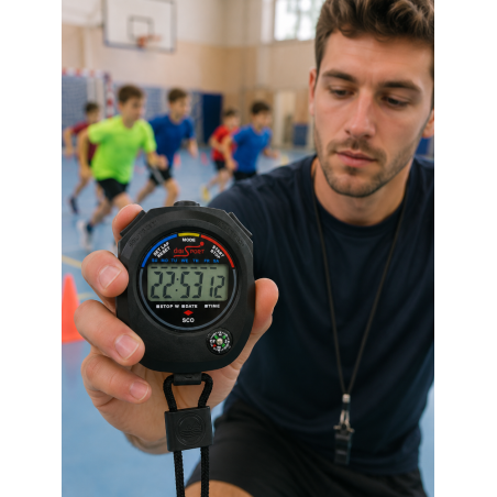 Chronomètre sport 6 digits SCO pour coaches et entraînement