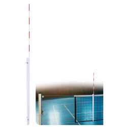 Mires de volley-ball réglementaires démontables avec supports de fixation