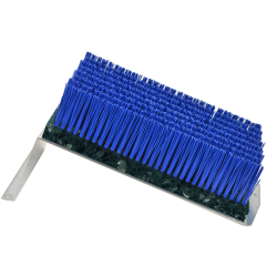 Brosse à chaussures Chauss'propre fixe en acier galvanisé