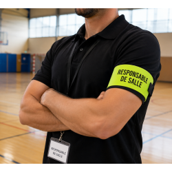 Brassard responsable de salle | Maintien optimal et visibilité