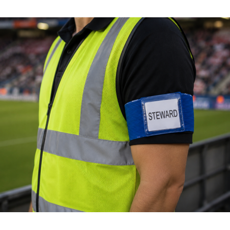 Brassard porte-étiquette adulte élastique personnalisable | CLUB-SHOP