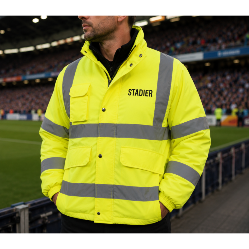 Blouson haute visibilité classe 3 pour stadier - Imperméable
