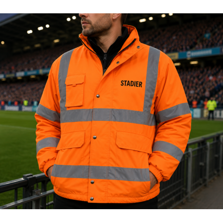Blouson haute visibilité classe 3 pour stadier - Imperméable