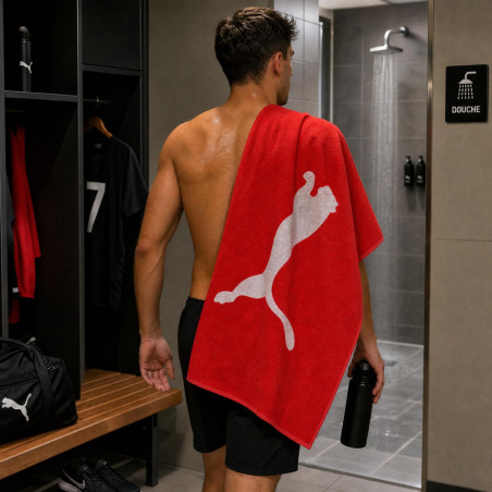 Serviette PUMA TEAM Towel Large (70x140 cm) - Confort et Absorption | Club-Shop.fr