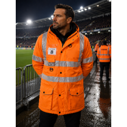 Parka haute visibilité imperméable 7 en 1 pour stadier 2
