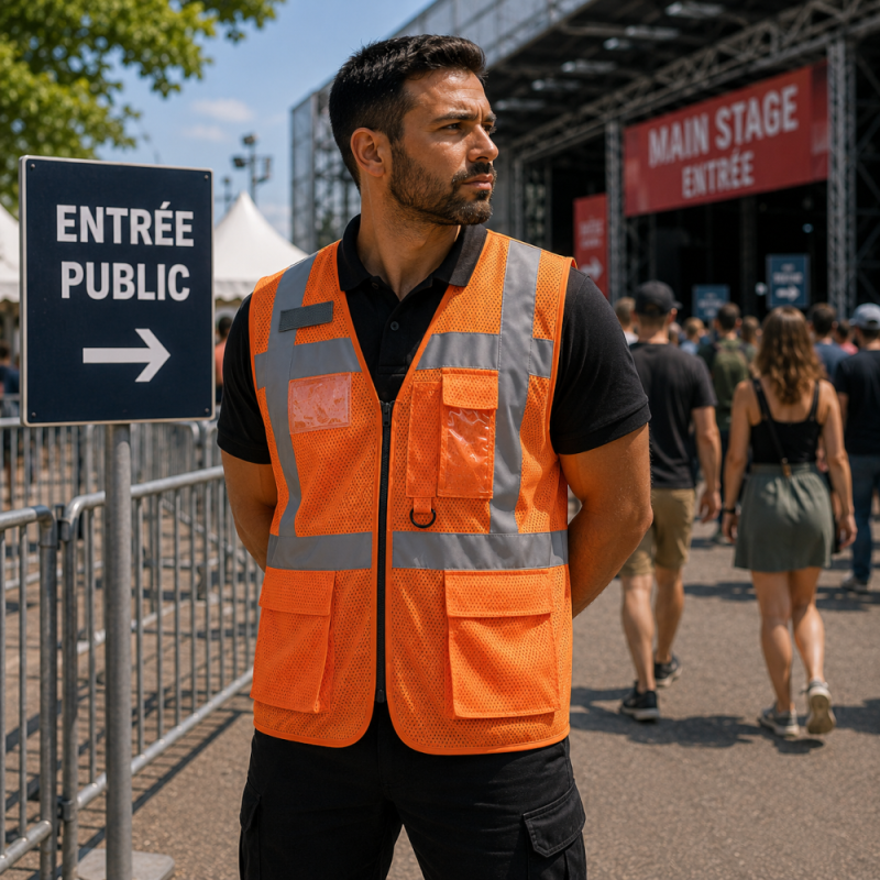 Gilet haute visibilité Stadier Top Cool - Respirant et certifié