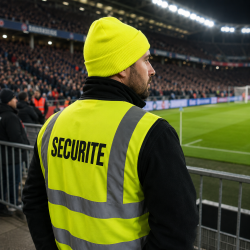 Bonnet haute visibilité pour Stadier
