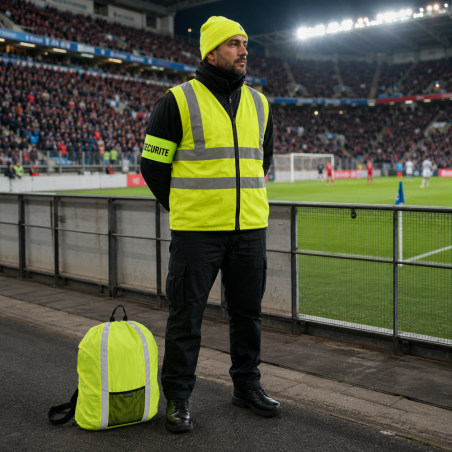Housse imperméable et haute visibilité pour sac à dos stadier | CLUB-SHOP