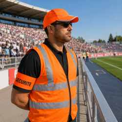 Casquette haute visibilité pour Stadier 2