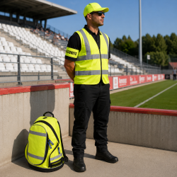 Sac à dos haute visibilité réfléchissant pour stadier 2