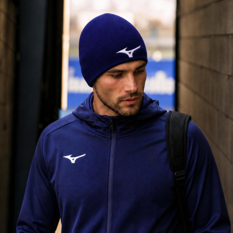 Bonnet MIZUNO noir acrylique - Lot de 6