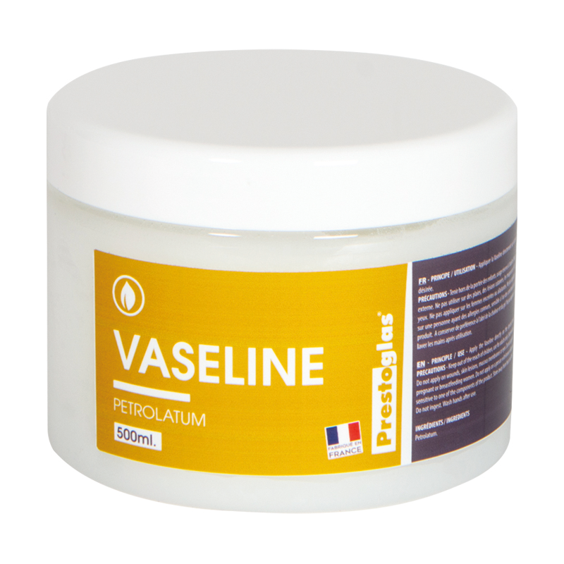 Vaseline blanche en pot 500 ml Prestoglas - Protection et hydratation de la peau