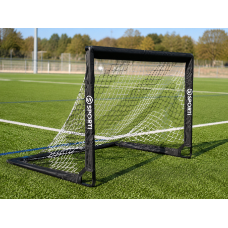 Mini but pliable 120x90 cm pour football - La paire avec housse