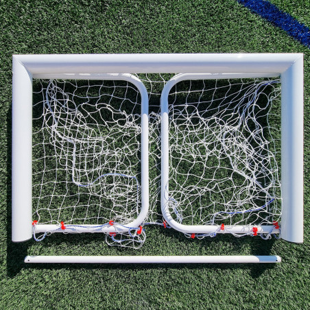 Mini but football pliable aluminium 120x80 cm auto-lesté