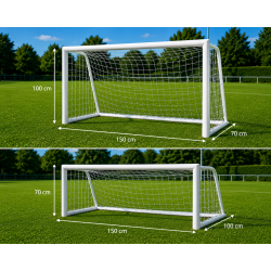 But réversible mini football 150 cm – Deux configurations