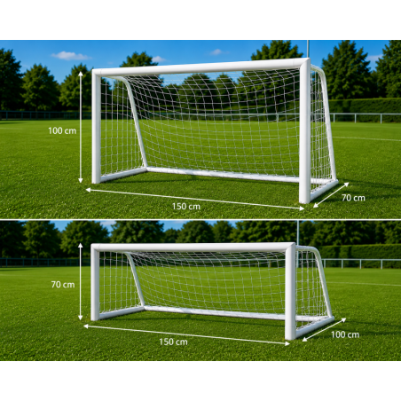 But réversible mini football 150 cm – Deux configurations