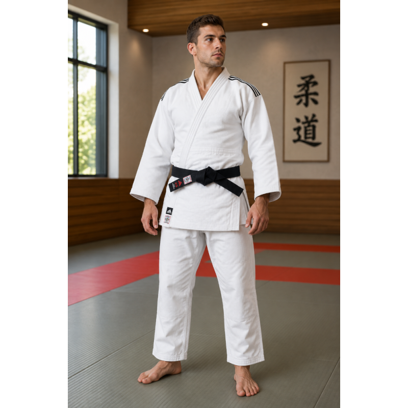 Kimono de judo Adidas Champion III blanc homologué IJF | CLUB-SHOP