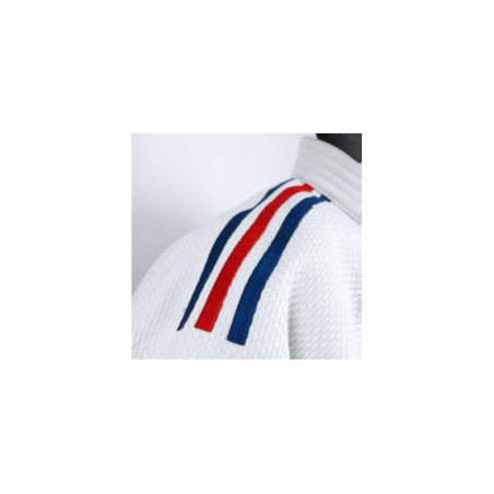 Kimono de judo Adidas Champion III bleu blanc rouge homologué IJF